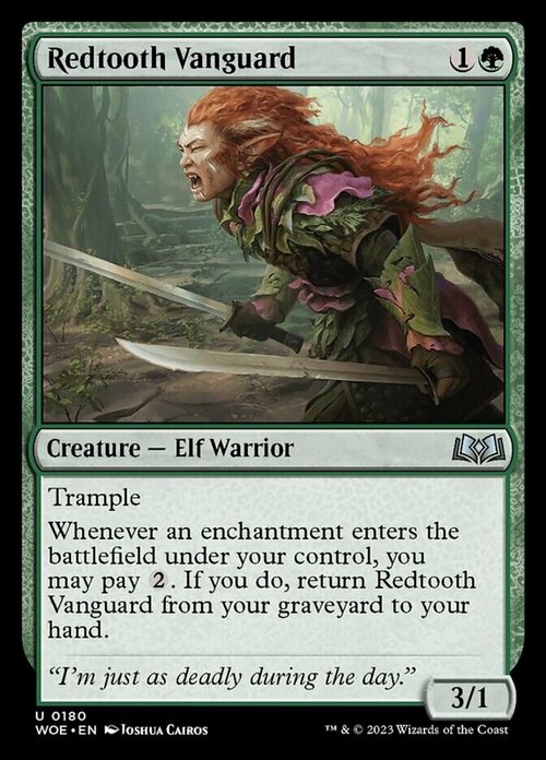 Redtooth Vanguard Card Front