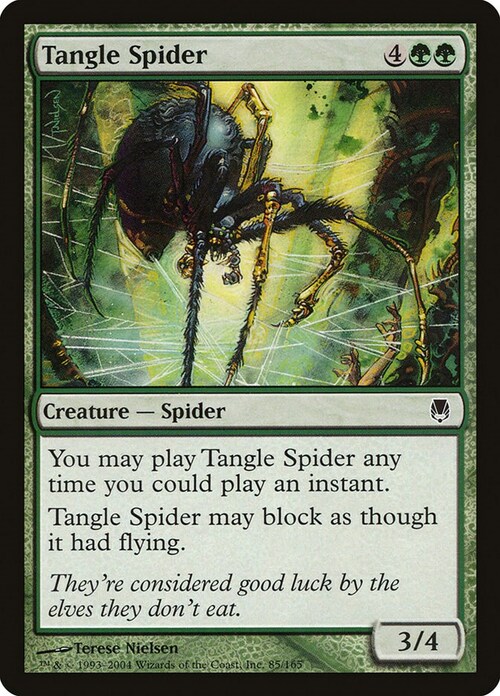 Tangle Spider Card Front