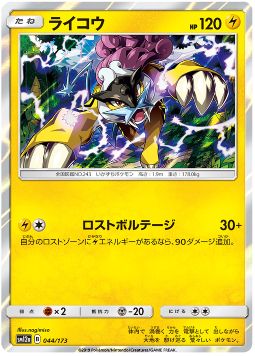 Raikou Card Front