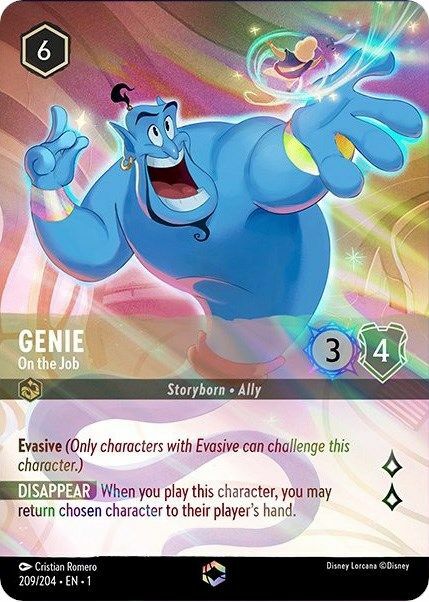 Genie - On the Job Card Front