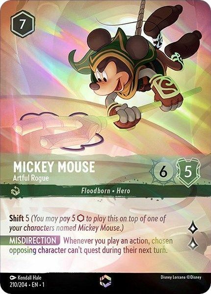 Mickey Mouse - Artful Rogue Card Front