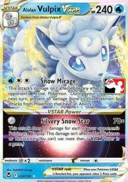 Alolan Vulpix VSTAR Card Front