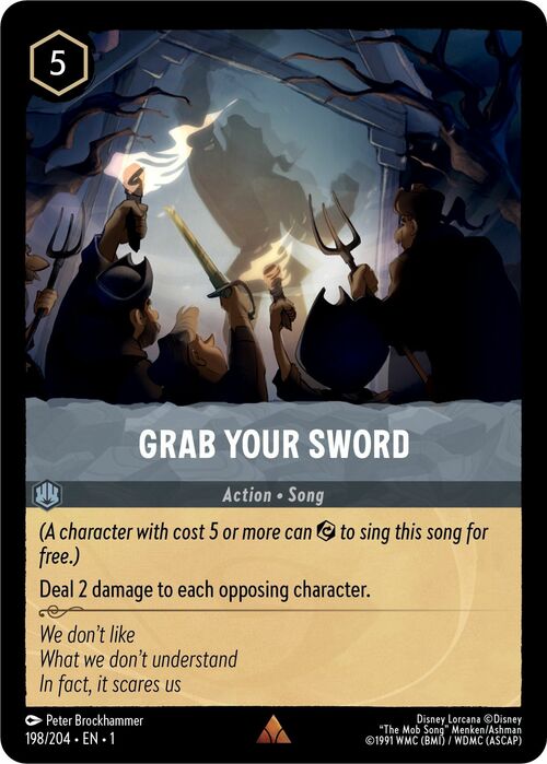 Grab Your Sword Card Front