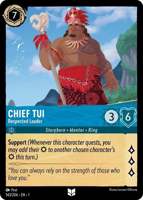 Chief Tui - Respected Leader Card Front