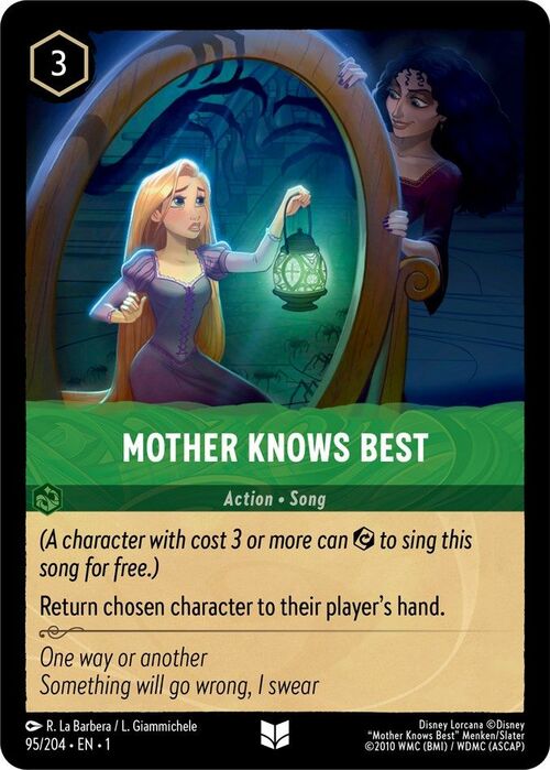 Mother Knows Best Card Front