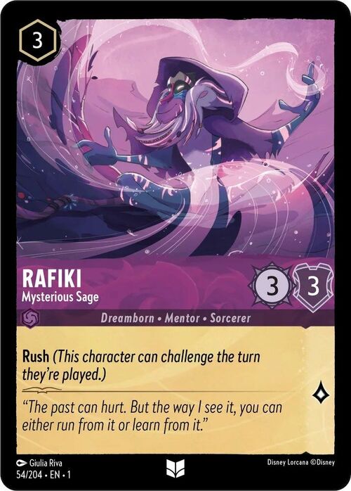 Rafiki - Mysterious Sage Card Front