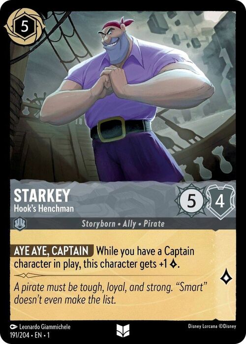 Starkey - Hook's Henchman Card Front