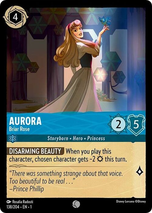 Aurora - Briar Rose Card Front