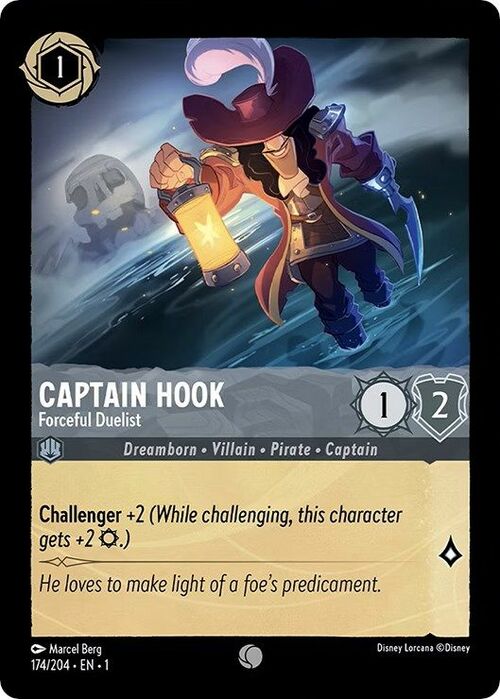 Captain Hook - Forceful Duelist Card Front