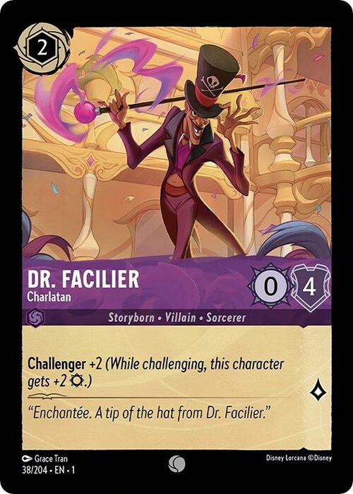 Dr. Facilier - Charlatan Card Front