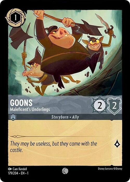 Goons - Maleficent's Underlings Card Front