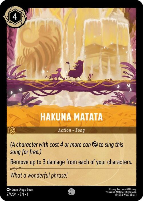 Hakuna Matata Card Front