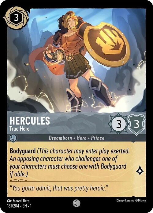 Hercules - True Hero Card Front