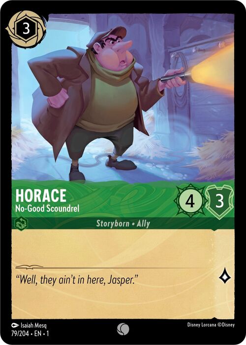 Horace - No-Good Scoundrel Card Front