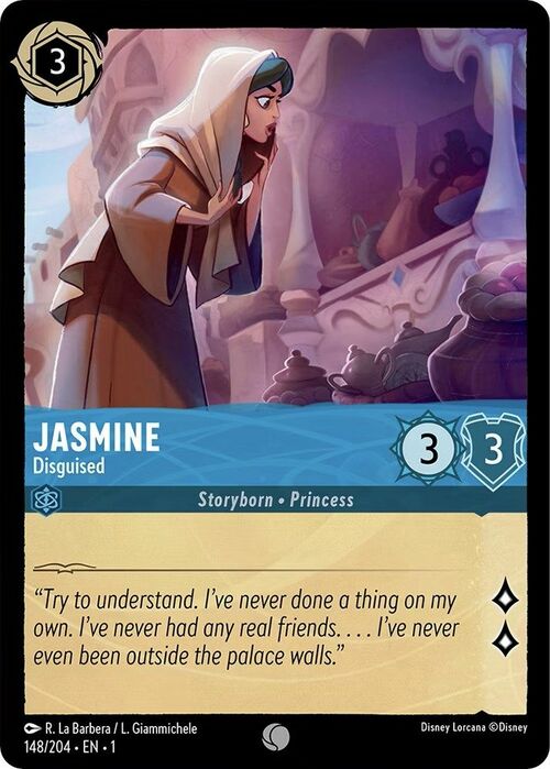 Jasmine - Disguised Card Front