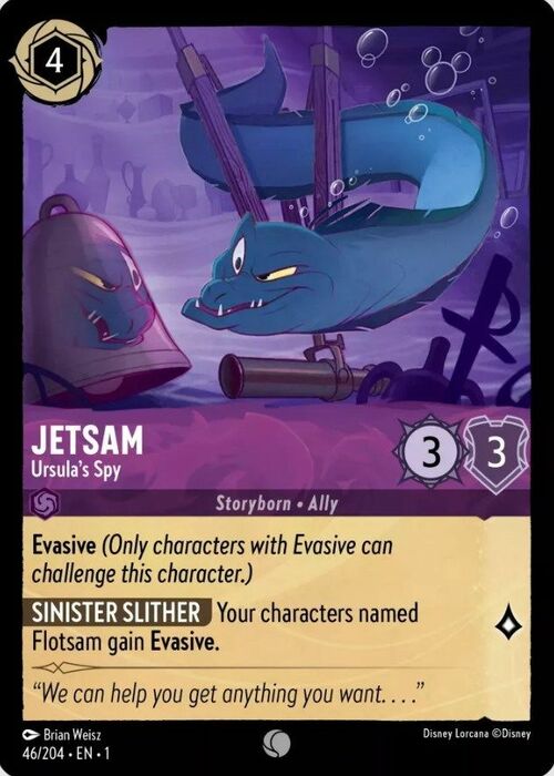 Jetsam - Ursula's Spy Card Front