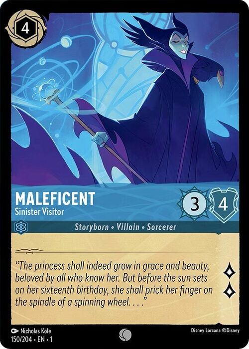 Maleficent - Sinister Visitor Card Front