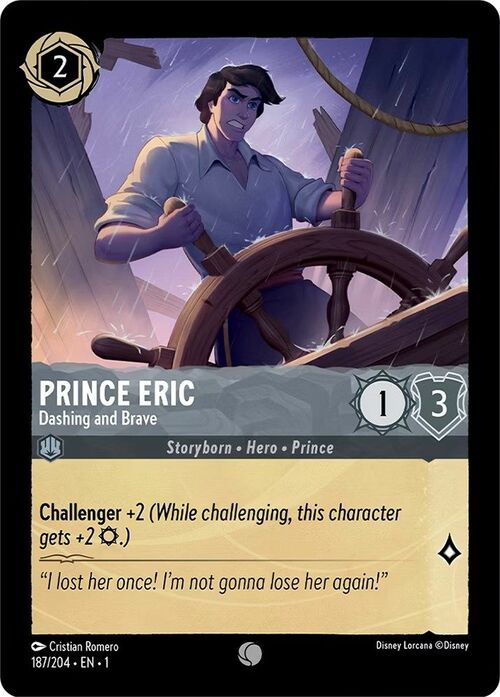 Prince Eric - Dashing and Brave Card Front