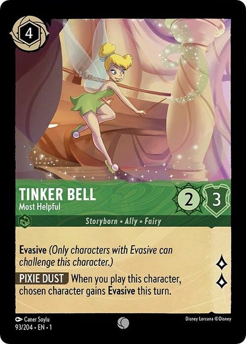 Tinker Bell - Most Helpful Card Front