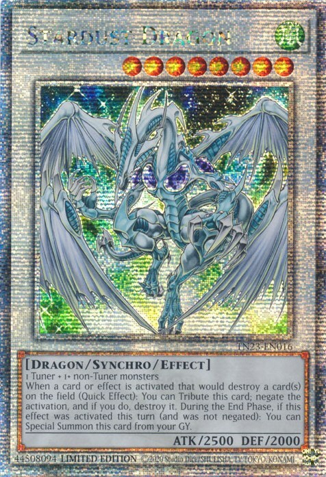 Stardust Dragon Card Front