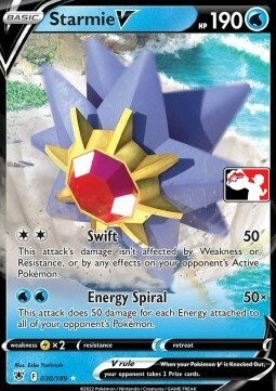 Starmie V Card Front