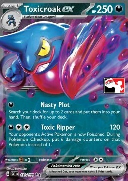 Toxicroak ex Card Front