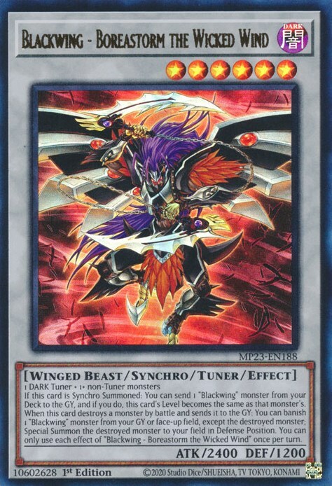 Blackwing - Boreastorm the Wicked Wind Card Front