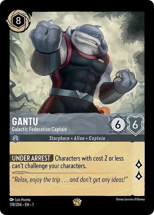 Gantu - Galactic Federation Captain Card Front