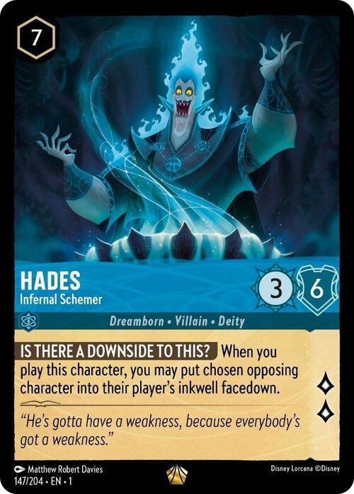 Hades - Infernal Schemer Card Front