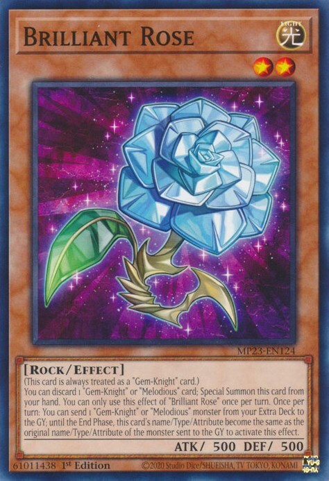 Brilliant Rose Card Front