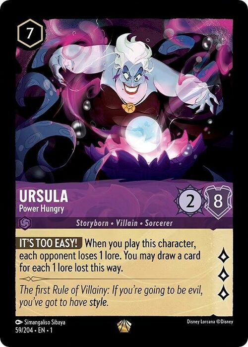 Ursula - Power Hungry Card Front