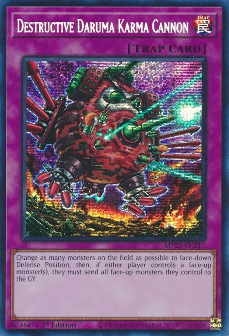 Destructive Daruma Karma Cannon Card Front