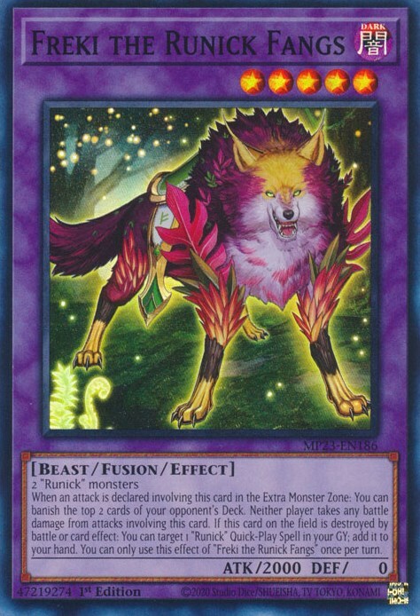 Freki the Runick Fangs Card Front