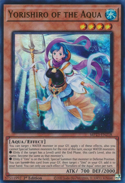 Yorishiro of the Aqua Card Front