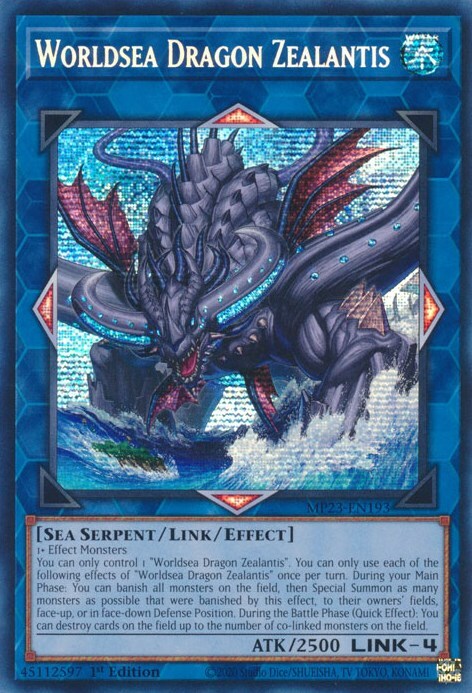 Worldsea Dragon Zealantis Card Front