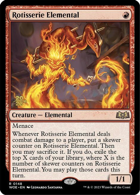 Rotisserie Elemental Card Front