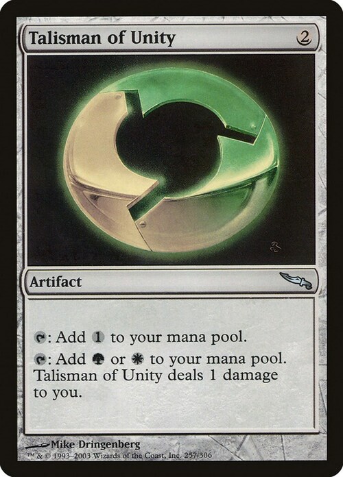 Talisman of Unity Card Front