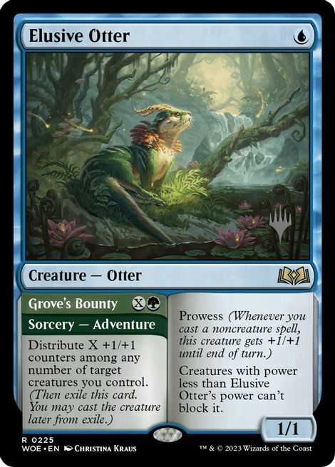 Elusive Otter // Grove's Bounty Card Front