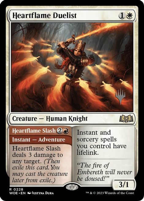 Heartflame Duelist // Heartflame Slash Card Front