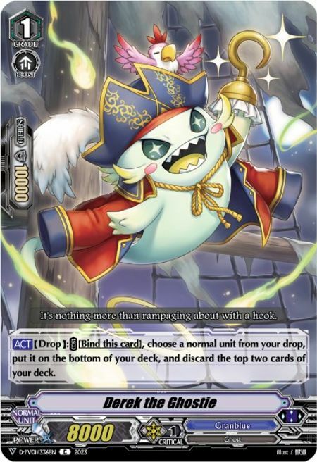 Derek the Ghostie Card Front