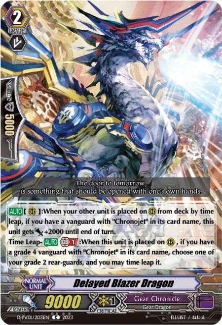 Delayed Blazer Dragon Card Front