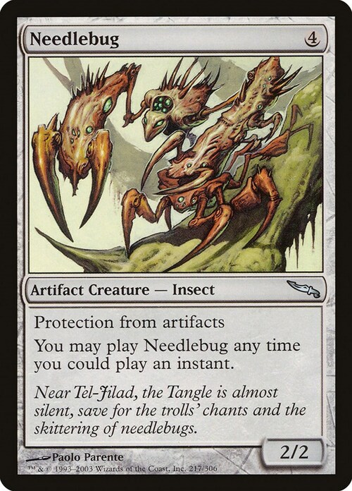 Needlebug Card Front