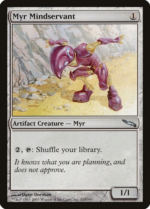 Myr Mindservant Card Front