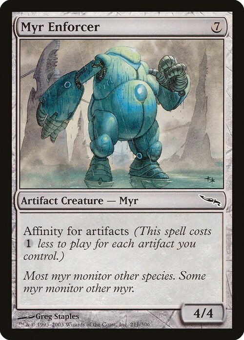 Myr Enforcer Card Front