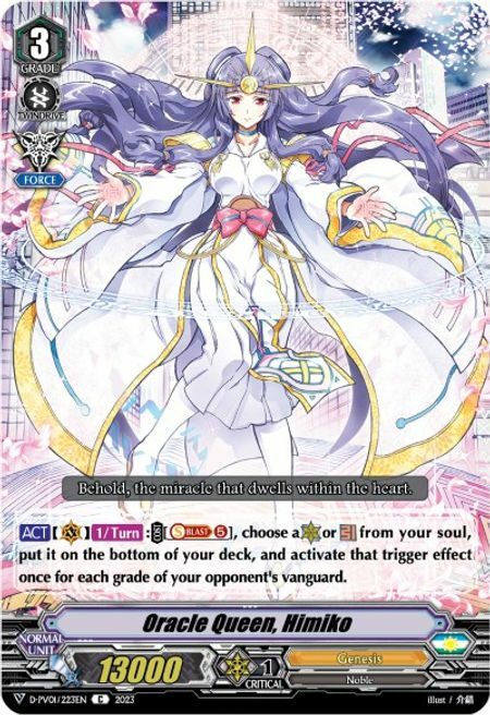 Oracle Queen, Himiko Card Front