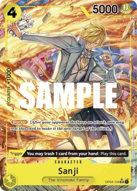 Sanji Card Front