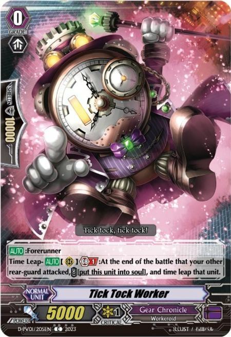 Tick Tock Worker Card Front