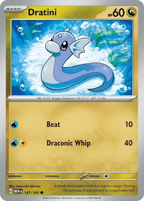 Dratini [Pound | Base Set] Card Front