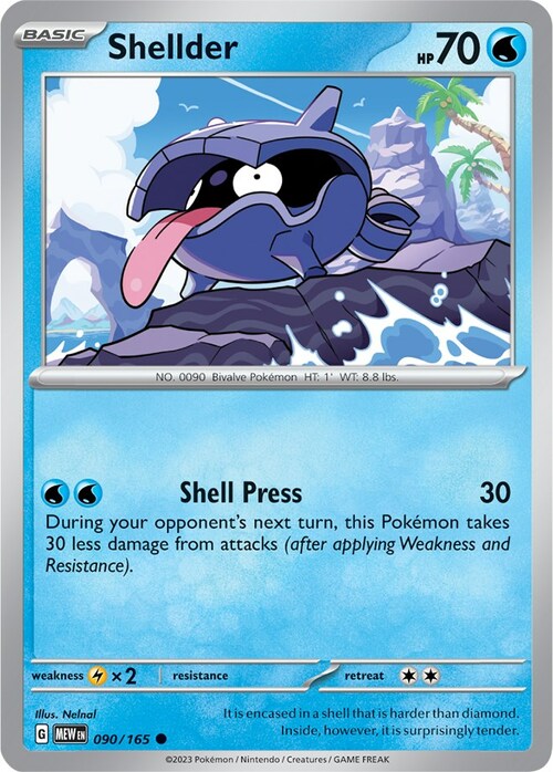 Shellder Card Front