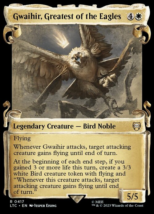 Gwaihir, Greatest of the Eagles Card Front